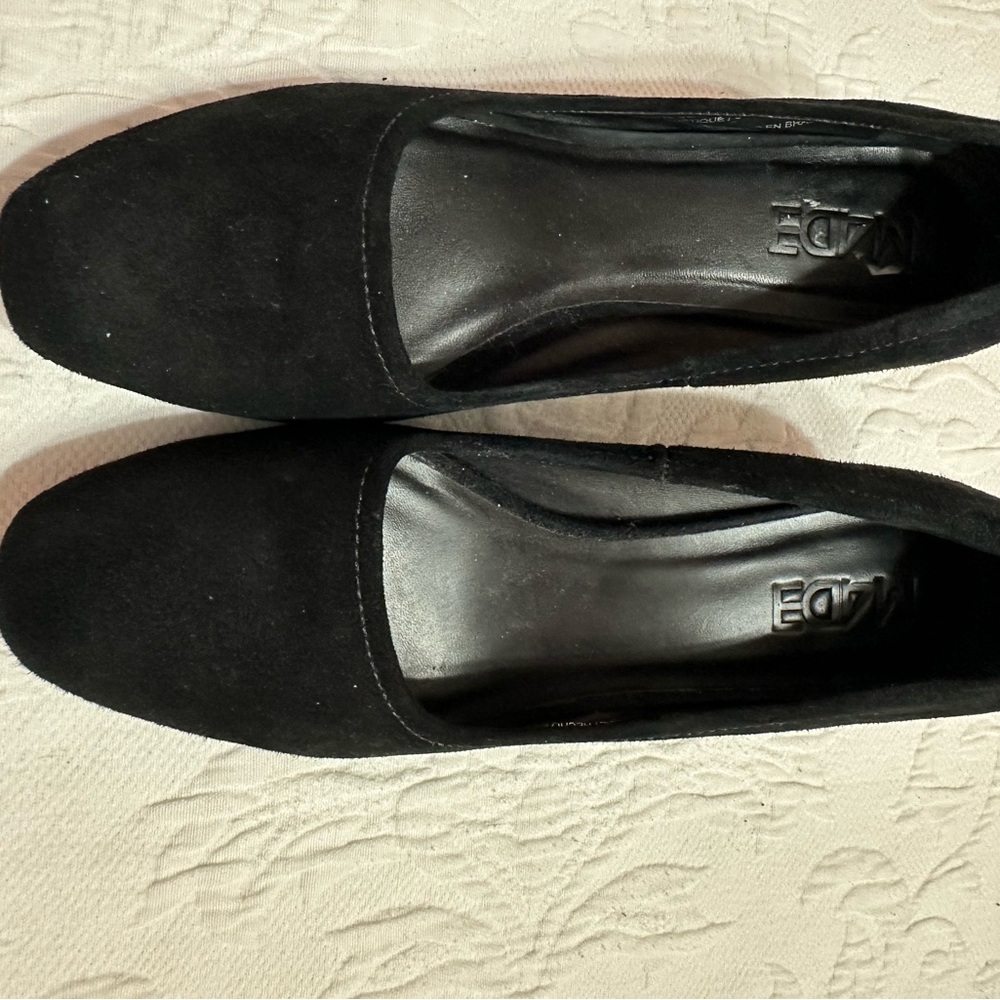 Black Faux Suede Women's Shoes by M4D3 Size 8 M